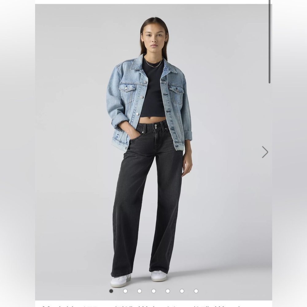 Levi’s Black Superlow Loose Jeans